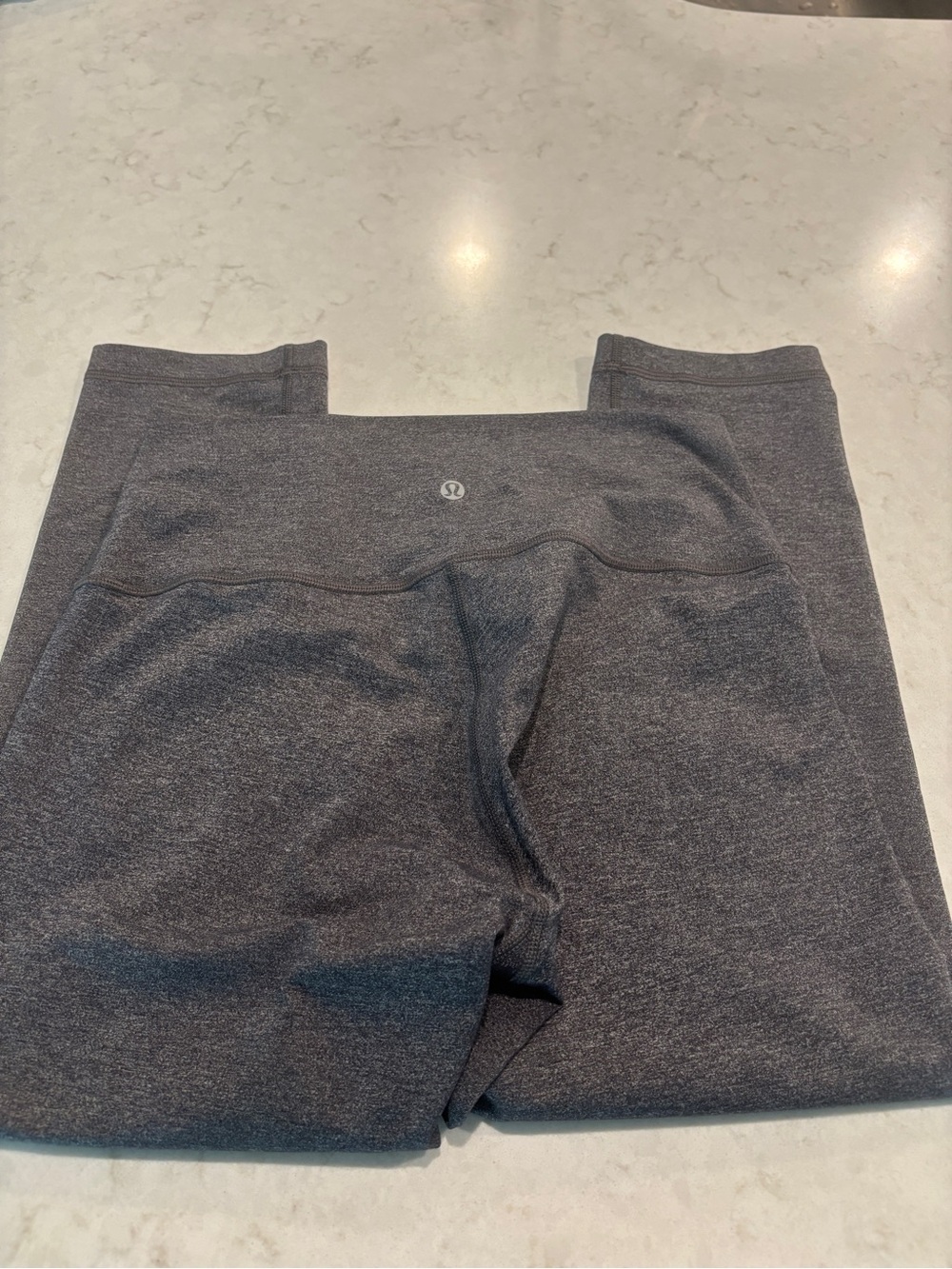 Lululemon Wonder Under High-Rise Cropped Leggings – Grey Heather | Size 8 | Like